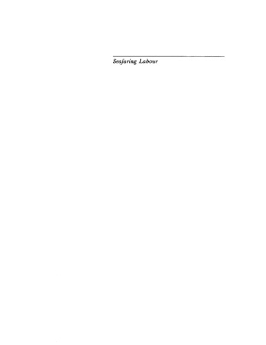Seafaring labour: the merchant marine of Atlantic Canada, 1820-1914