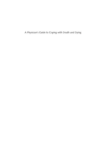 Physician's Guide to Coping with Death and Dying