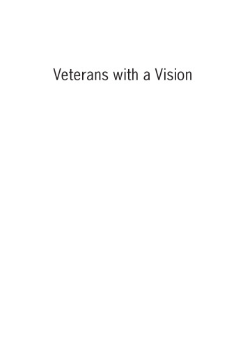 Veterans with a Vision : Canada’s War Blinded in Peace and War