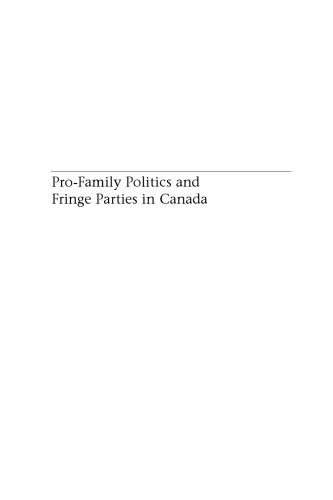 Pro-Family Politics and Fringe Parties in Canada