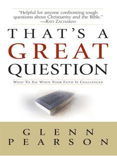 That's a great question : what to say when your faith is challenged