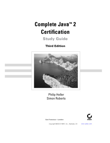Complete Java 2 certification study guide