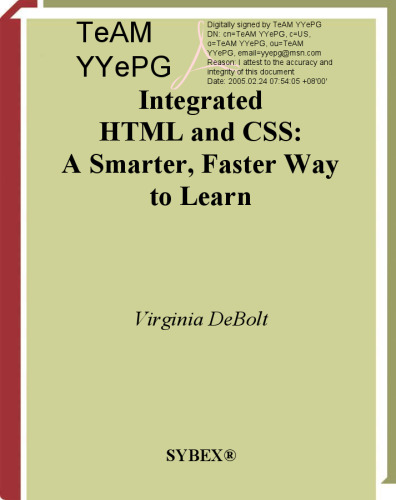 Integrated HTML and CSS: a smarter, faster way to learn