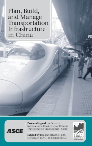 Plan, Build, and Manage Transportation Infrastructure in China