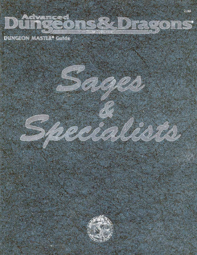 Sages and Specialists