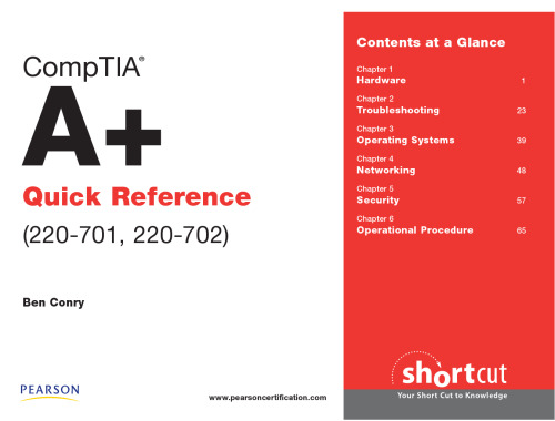 CompTIA A+ Quick Reference (220-701, 220-702)