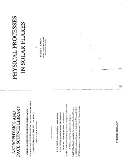 Physical processes in solar flares