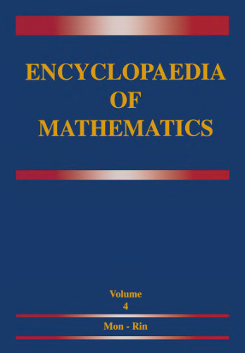 Encyclopaedia of Mathematics: Monge — Ampère Equation — Rings and Algebras