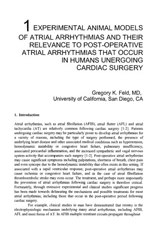 Atrial Fibrillation after Cardiac Surgery