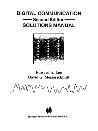 Digital Communication: Solutions Manual