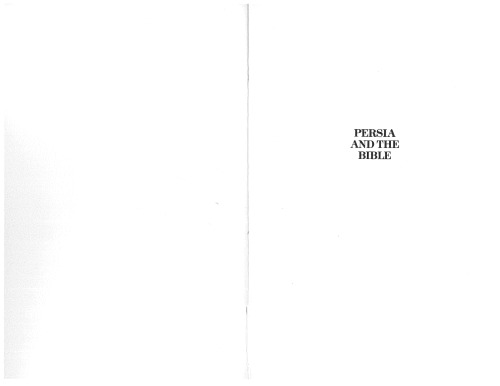 Persia and the Bible