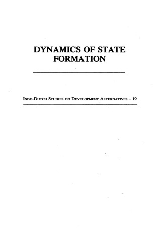 Dynamics of state formation : India and Europe compared