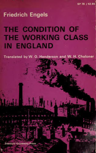 The condition of the working class in England