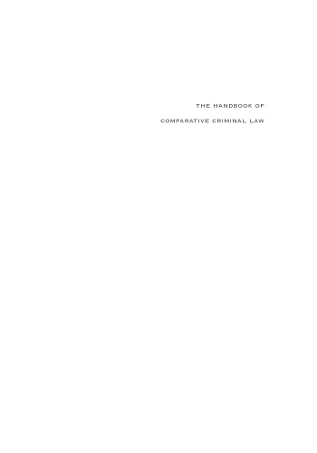 The Handbook of Comparative Criminal Law
