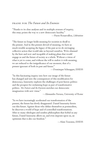 The Future and Its Enemies: In Defense of Political Hope
