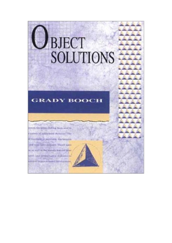 Object solutions