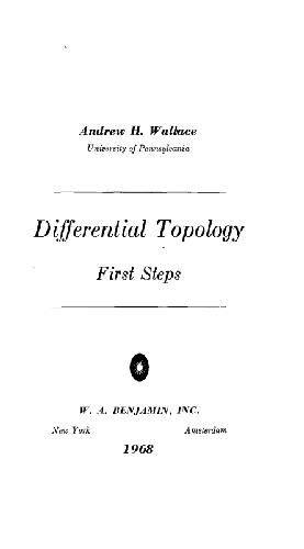 Differential topology: first steps