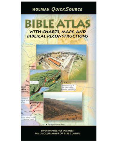 Bible atlas with charts and biblical reconstructions