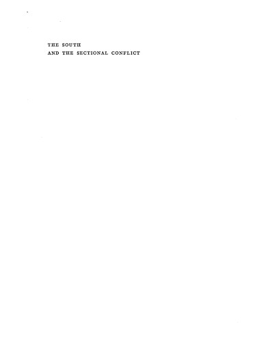 South and the Sectional Conflict