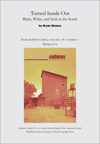 Turned Inside Out: Black, White, and Irish in the South