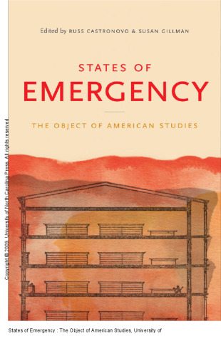States of Emergency : The Object of American Studies