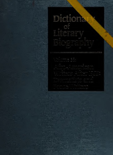 Afro-American Writers after 1955: Dramatists and Prose Writers