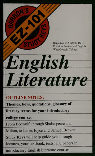 English Literature (Barron's Easy 101 Study Keys)
