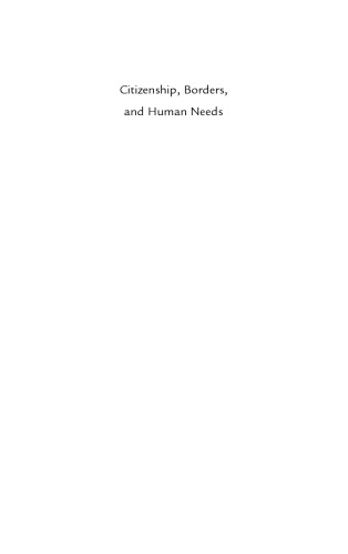 Citizenship, Borders, and Human Needs