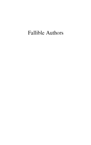 Fallible Authors: Chaucer's Pardoner and Wife of Bath