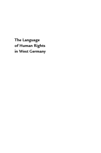 The Language of Human Rights in West Germany
