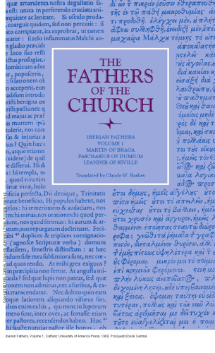 Iberian Fathers, Volume 1