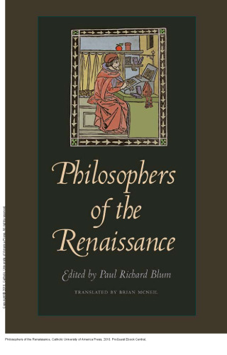 Philosophers of the Renaissance