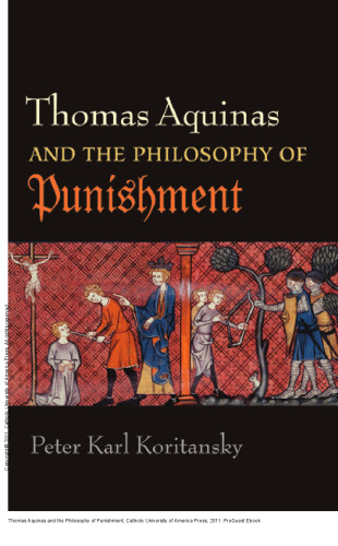 Thomas Aquinas and the Philosophy of Punishment