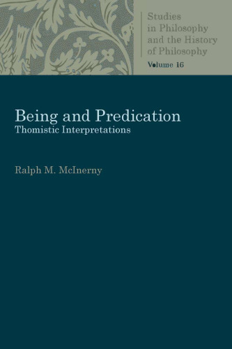 Being and Predication - Thomistic Interpretations
