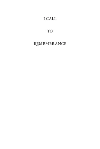 I Call to Remembrance: Toyo Suyemoto's Years of Internment