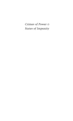 Crimes of Power & States of Impunity: The U.S. Response to Terror