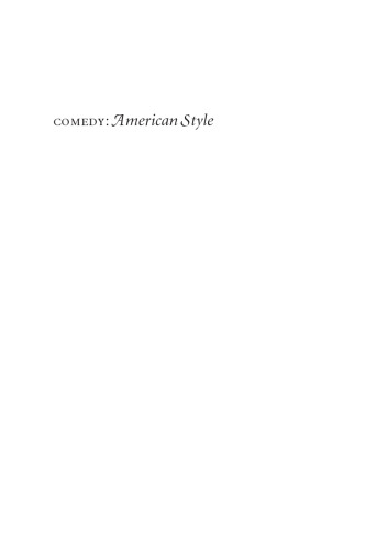 Comedy: American Style: Jessie Redmon Fauset
