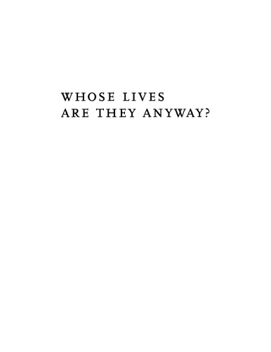 Whose lives are they anyway?: the biopic as contemporary film genre