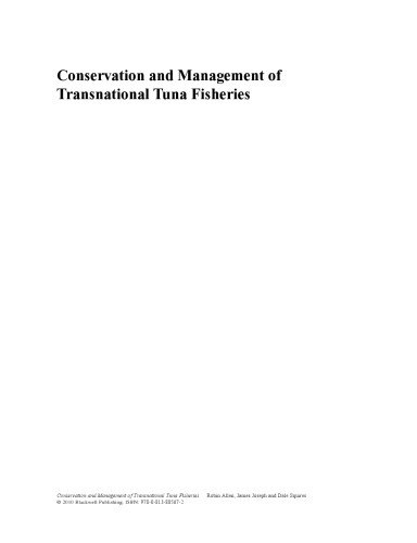 Conservation and Management of Transnational Tuna Fisheries