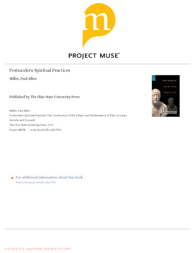 Postmodern Spiritual Practices