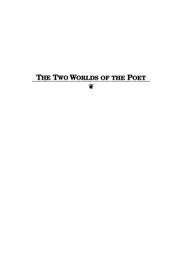 The Two Worlds of the Poet: New Perspectives on Vergil