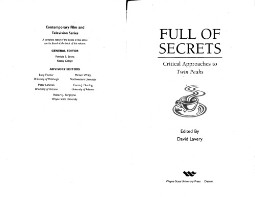 Full of Secrets: Critical Approaches to Twin Peaks