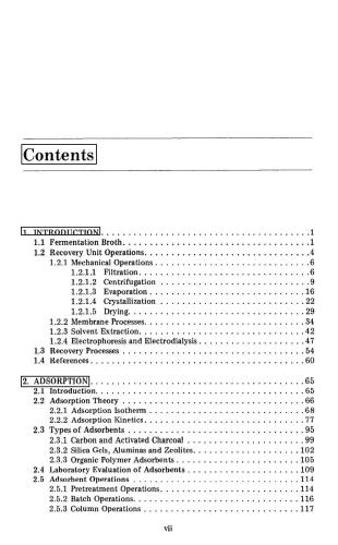 Separation and Purification Techniques in Biotechnology