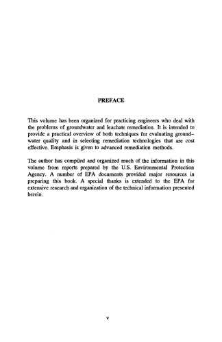 Groundwater Remediation and Treatment Technologies