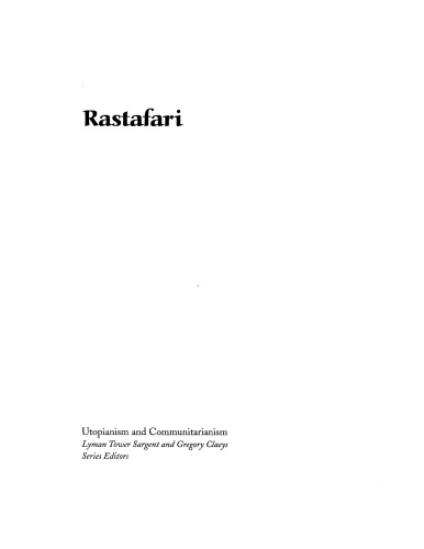 Rastafari: roots and ideology