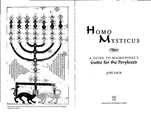 Homo mysticus : a guide to Maimonides's Guide for the perplexed