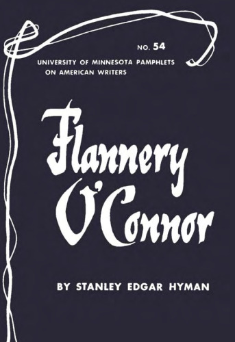 Flannery O'Connor (On American Writers No 54)