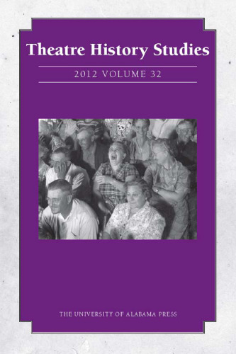 Theatre History Studies 2012, Vol. 32