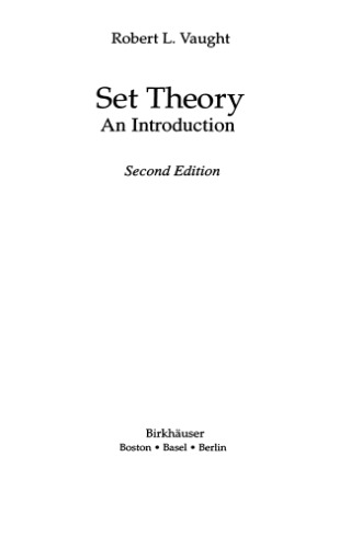 Set theory: an introduction