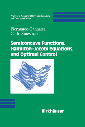 Semiconcave Functions, Hamilton—Jacobi Equations, and Optimal Control